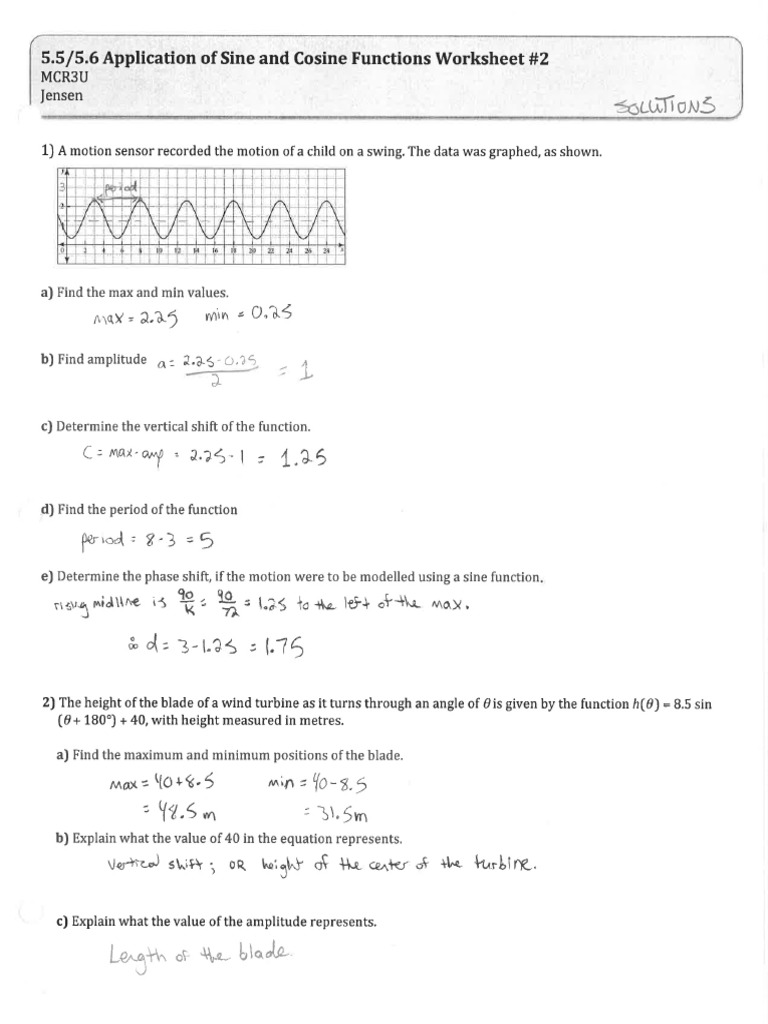 5-5-trig-applications-worksheet-2-solutions-pdf