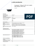 TeSys Deca Contactors - LC1D25R7