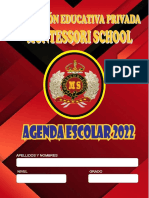 Agenda Escolar 2022