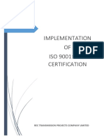 Bid Documents Tender For ISO