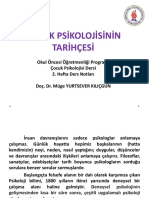 ÇP - 2. Hafta Ders Notları - Çocuk Psikolojisinin Tarihçesi 2