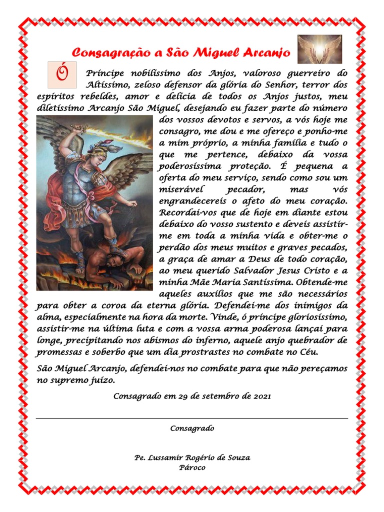 Consagração A São Miguel Arcanjo | PDF