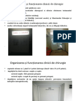 Organizarea Și Funcționarea Clinicii de Chirurgie. Blocul Operator. Circuite Funcționale.