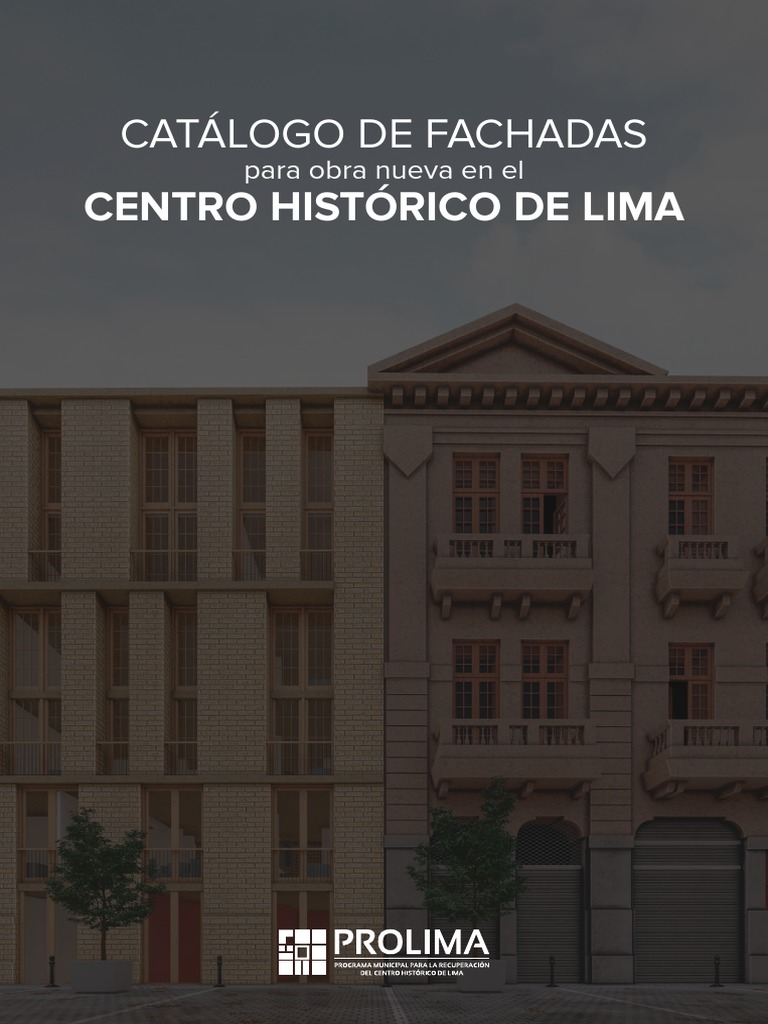 Catálogo de Fachadas en Lima Histórica | PDF