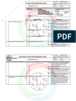 Job Safety Analysis Procedure (Jsap) : HSE Dept. PJO