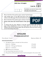 CBSE Class 10 English Communicative Previous Year Question Paper 2019 Set 1 3 1