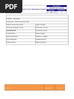 GDC-FR-004 - Formato para Acta de Reunion 1 | PDF