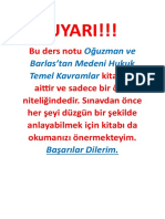 Medeni Hukuk Temel Kavramlar (Oğuzman & Barlas)