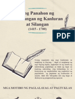 Aralin 10 Ang Panahon NG Salubungan