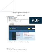 Tutorial Instalansi Python Dan Jupyter Notebook (2205034)