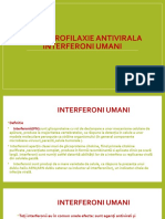 Imunoprofilaxie .Antivirale - Interferonii Umani