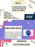 Las Dimensionoes Mental y Socioemocional Del Desarrollo Humano