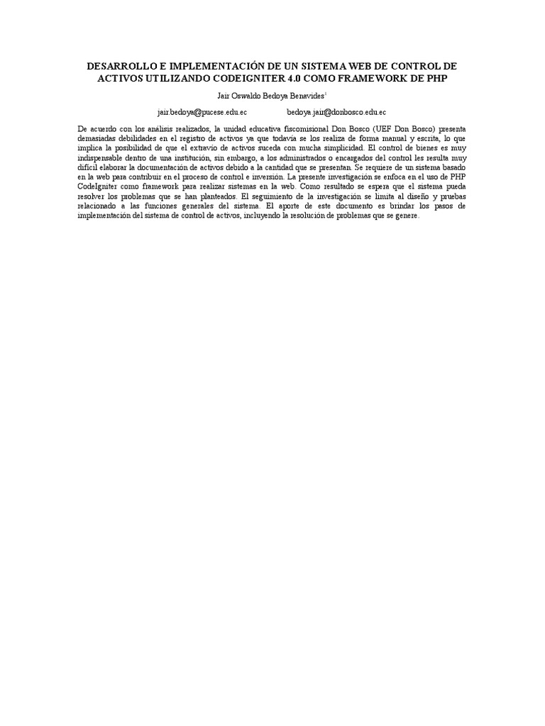 Desarrollo e implementaci n de un sistema web de control de activos