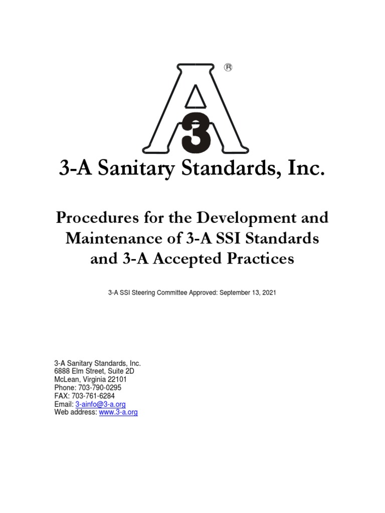 3A Procedures Development Maintenance Standards Accepted Practices 9-13 ...