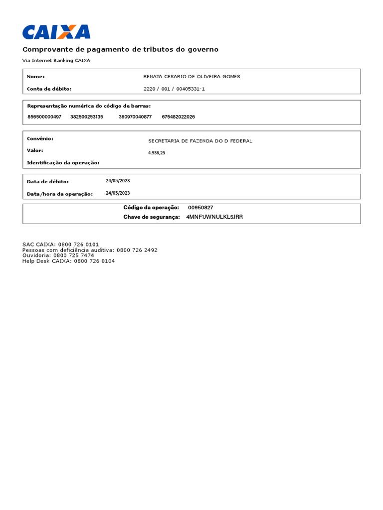 COMPROVANTE PAGAMENTO IPVA PDF