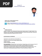 CV of Monjurul Alam Mishu - PDF