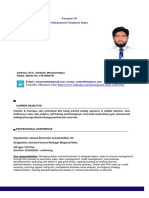 CV of Monjurul Alam Mishu - PDF