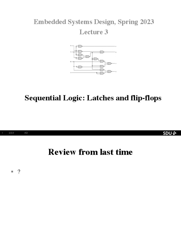 03.Sequential Logic | PDF
