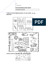 Guía de Aprendizaje Sonido Inicial M