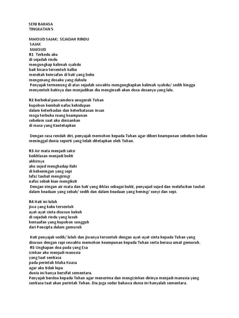 Sejadah Rindu | PDF