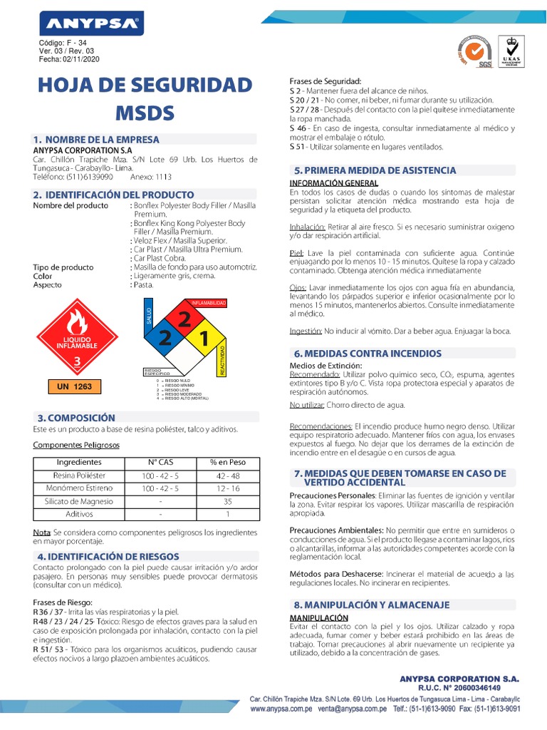 Bonflex Polyester Hs | PDF