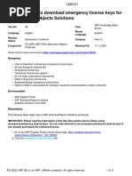 How To Download Emergency License Keys For Sap Businessobjects Solutions