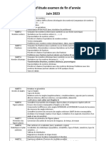 Feuille Detude Examen de Fin Dannee 2023