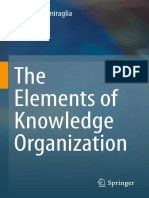 The Elements of Knowledge Organization - Richard P. Smiraglia (2014)