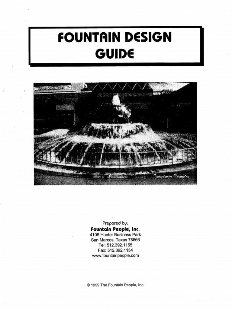 Fountain Design Guide PDF