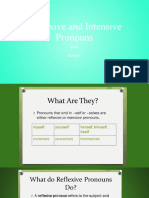 Reflexive and Intensive Pronouns Wk4