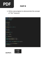 Java Part B