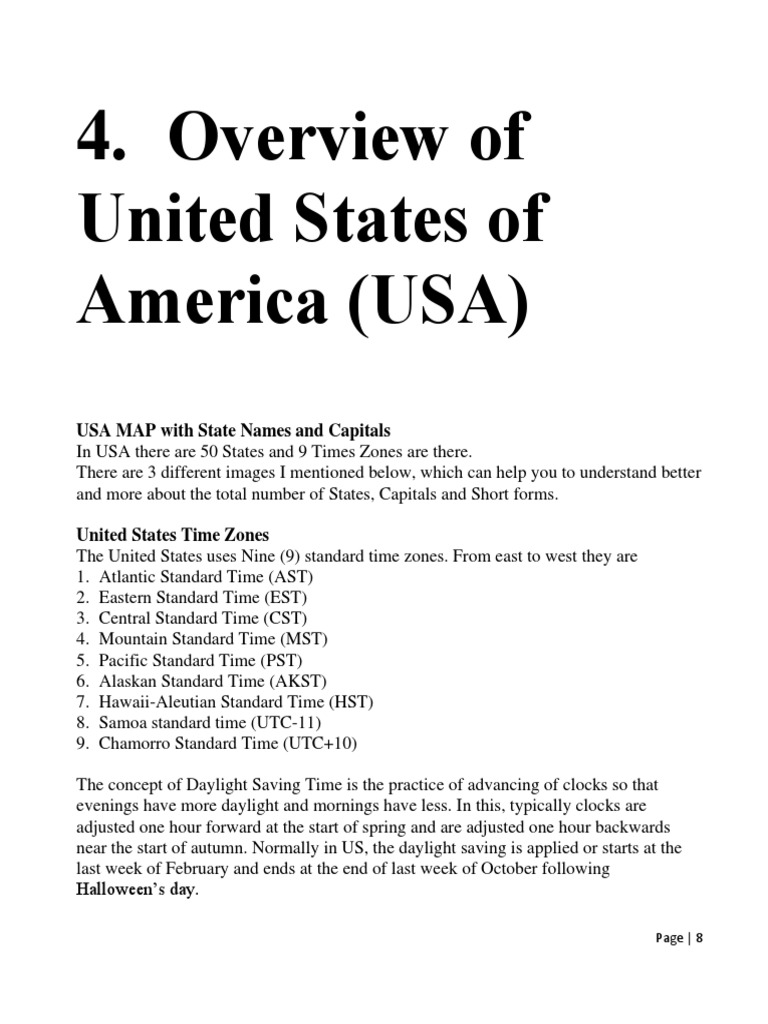 Day 1 training pdf eastern time zone daylight saving time