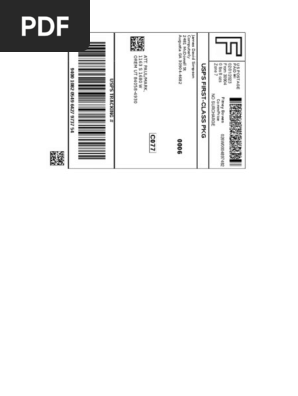Crucial P3 Shipping label