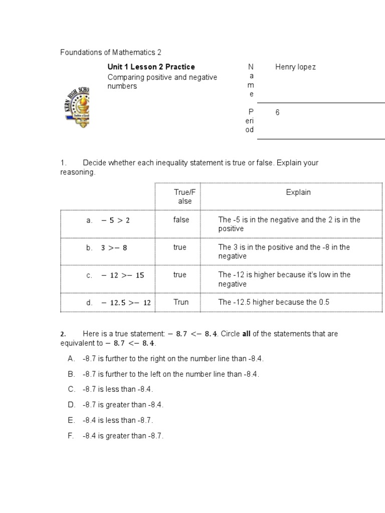 Foundations of Mathematics 2 | PDF