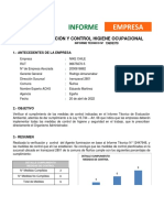 Informe de Verificacion y Control Iluminación