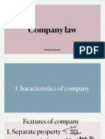Company Law Unit 1 To Students