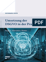Feiler, Lukas Umsetzung Der DSGVO in Der Praxis (E Bib)