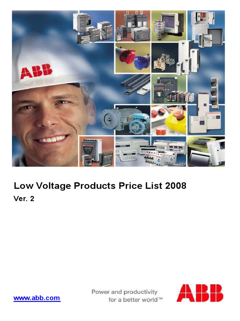 ABB Low Voltage Price List 2008 | PDF | Electronic Engineering ...