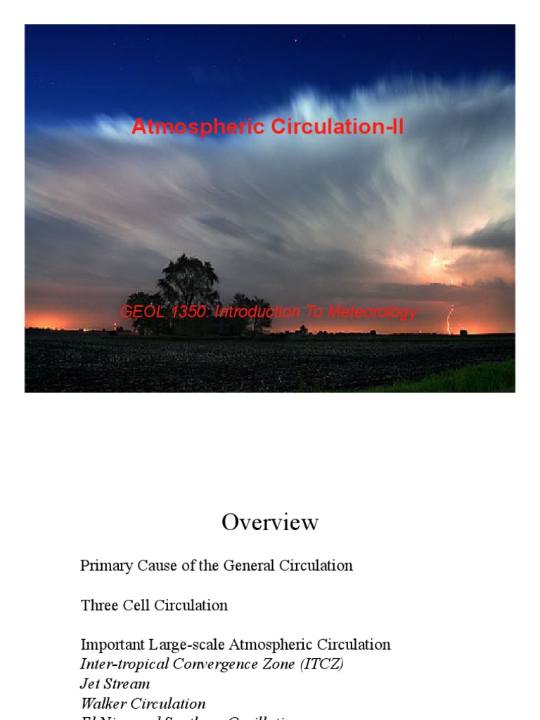 Atmospheric Circulation Ii Pdf