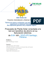 Propuesta de Sistema de Conexión A Red de 8.64kWp para Ahorro - Jose Valencia