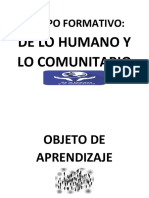 Campo Formativo. Descripción y Finalidades