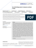 2023 - Calcium Concentration of Drinking Water To Improve Calcium Intake. A Simulation Study