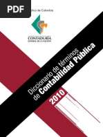 Diccionario de terminos Contabilidad Pública