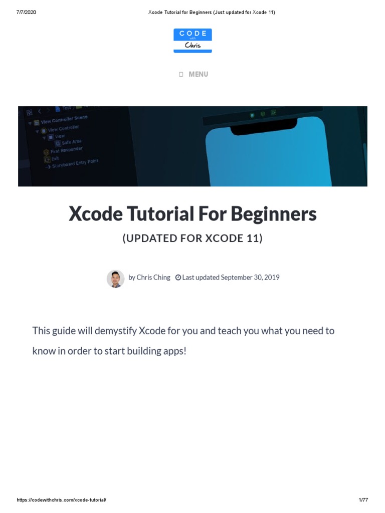 Xcode Tutorial For Absolute Beginners – IRYZ
