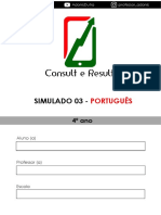 Simulado 03 - : Português