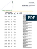 Bank Statement