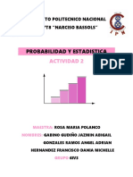 Probabilidad y Estadistica. Actividad 2