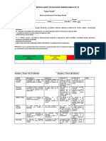 Rubrica de Evaluacion MapaMental