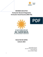 Informe Ejecutivo Artes End Fid 2022