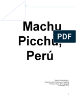 Evaluación Parcial 1 Machu Picchu Informe Turistico